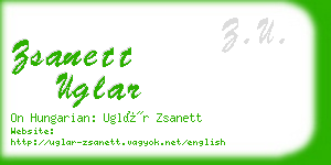 zsanett uglar business card